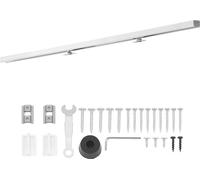 Kit de ferrures pour porte coulissante SucceBuy 1441 mm, rail pour porte coulissante avec fonction Soft-Close pour un glissement silencieux et en douceur, système de porte coulissante pour portes simp