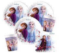 Kit de fête La Reine des Neiges Anna Elsa pour 8 enfants