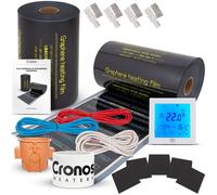 Kit de films chauffants infrarouges à base de graphène Cronos, 220 W/m², surface de 2 m²