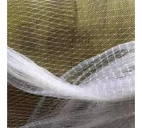 Kit de filet anti-oiseaux commercial pour balcons et arbres fruitiers - Housse en maille en nylon C-extra-lar, clôture découpable pour animaux de compagnie et treillis pour plantes (25 x 30 m)