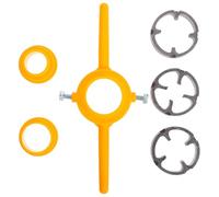 Kit de Filetage Manuel pour Tuyaux Pvc, Clé 1/2 3/4 1 Pouce | Acier Allié et Abs, Prise Confortable, Usage Multifonction, pour Bricolage Domestique et Plomberie