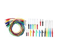 Kit de fils de test de fiche banane Kits de test électroniques professionnels pour l'industrie domestique Bonne conductivité Lectures rapides et précises Ensemble complet