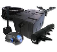 Kit de filtration bassin 60000l 72W Stérilisateur 100W Pompe 25m Tuyau Fontaine