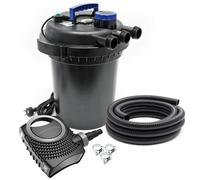Kit de filtration pour bassin, jusqu'à 6000 litres, lampe UVC de 11 watts, pompe 8000 litres/heure