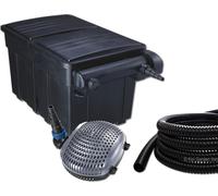 Kit de filtration pour bassin UBF 25000, UV-C 36 W, pompe XOE 8000 seulement 42 watts, tuyau de 5 m 40 mm