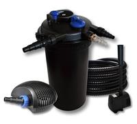 Kit de filtration pour étang, capacité 30 000 litres, lampe UVC 18 W, pompe 40 W, tuyau de 25 mètres
