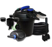 Kit de filtration pour étang, capacité 6000 litres, lampe UVC 11 W, pompe 20 W, tuyau de 25 mètres, écumeur