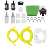 Kit de filtre à benzine robuste et tuyau conçu pour les tronçonneuses Craftsman pour garantir une livraison fiable de carburant et une utilisation durable en extérieur (ensemble de 17 pièces, 30 cm)