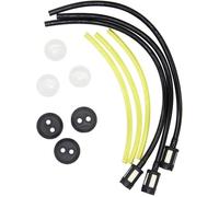 Kit de filtre à essence universel Joint de tuyau d'essence pour débroussailleuse taille-haie élagueur Noir/Jaune