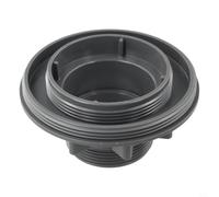 Kit de filtre fileté pour tuyau de piscine Intex 10744 10256 - Adaptateur de rechange pour système de filtre de pompe de piscine hors sol - Gris
