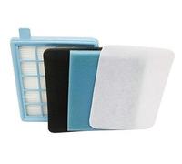 Kit de filtre HEPA Compatible avec Philips PowerPro Active FC8630, FC8631, FC8632, FC8633, FC8634, FC8635, FC8637, FC8644, FC8645, FC8646, FC8647, FC9520, FC9521, FC9522, FC9523, FC9524, FC9525