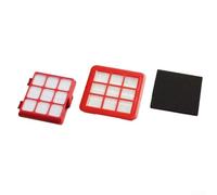 Kit de filtres de rechange compatibles avec Grundig Vcc3870 A Ecocyclone avec réservoir de stockage en mousse et filtres HEPA pour un air pur