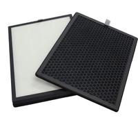 Kit de filtres de remplacement pour purificateur d'air, comprenant un filtre HEPA et un filtre à charbon actif