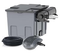 Kit de filtres multi-chambres Heissner 16000 litres, y compris stérilisateur de bassin 18 watts