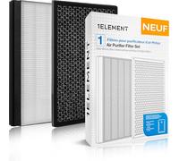 Kit de filtres pour purificateur d'air Philips [AC2882/10 & AC2887/10] - 1 filtre NanoProtect HEPA et 1 filtre à charbon actif [remplace FY2422/30 & FY2420/30]