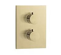 Kit de montage final Herzbach Design iX 21.503055.2.41 thermostat encastré, 3 Verbraucher , acier laiton