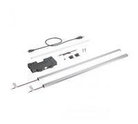 Kit de finition illumination profilé design Avantech YOU - inox - L350mm HETTICH