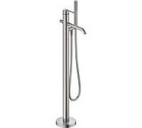 Duravit Robinet baignoire au sol Balcoon BA5250000070 - Mitigeur monocommande inox brossé 922 mm
