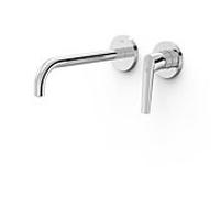 Façade mitigeur lavabo Chrome - TRES 28130022