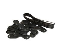 Kit de fixation Brise-vue - 26 pastilles + 4m de fil Gris foncé 1 kit