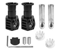 Kit de Fixation Cuvette WC pour Toilettes Suspendues au Mur, Comprenant des Charnières de Fixation et Des vis de Couvercle D'huile