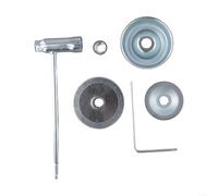 Kit de fixation de lame de débroussailleuse FS160 à FS490 avec rondelle de butée xtrémité ouverte, écrou de collier et plaque de cavalier pour remplacement de lame