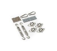 Kit de fixation en acier inoxydable 24 pièces pour voiles d'ombrage