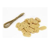 Kit de fixation pour brise vue, canisse anti-UV - 30 plaquettes + 4.20 m de fil - Beige beige G