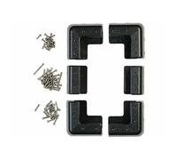 : Kit de fixation pour panneau solaire en aluminium - coloris noir