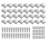Kit de fixation pour panneaux solaires, en aluminium léger, installation facile, ensemble de 32 pièces