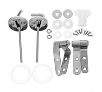 Kit de fixations pour lunette WC en alliage de zinc Finition chromée