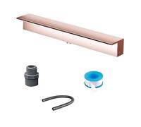 Kit de Fontaine d'extérieur en Acier Inoxydable avec Cascade spectaculaire pour Piscine, patios, Jardins, spas et bassins à carpes koï. Décoration de Jardin idéale pour la détente et la tran