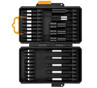 Kit de Forets 28 Pièces Multifonction Portable avec Boîte de Rangement 28 | Hexagonaux et Fendus pour Perceuse pour Projets de Bricolage, Entretien d'Équip