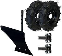 Kit de fraise rotative pour moteur à essence, avec système pneumatique et roues en métal, dimensions 400x8