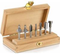Kit de Fraises à Défoncer DREMEL, 7 Pièces, Pour Outil Multifonction Rotatif, Bois Dur/Tendre/Contreplaqué