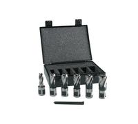 Evolution Power Tools HTCCUTKIT6S Lot de 6 fraises magnétiques série courte 25 mm Orange