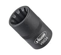 VIGOR VIGOR Douille à cliquet V6634 Carré (1/2 pouce) Profil rainuré Quantité:1