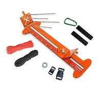 Kit de gabarit de bracelet en paracorde - Kit d'outils de tissage avec pieds en caoutchouc antidérapant de 10,2 cm à 7,6 cm de long