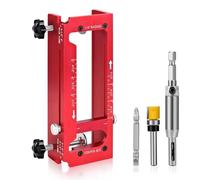 Kit de gabarit de routeur de charnière de porte réglable pour une Installation précise en alliage d'aluminium