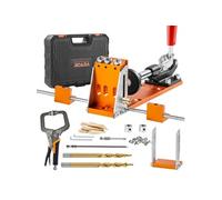 Kit De Gabarit De Trou De Poche Profondeur Réglable 1,27-3,81cm Pour Menuiserie