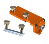 Kit de gabarit d'extrusion en aluminium avec butée de profondeur réglable pour profils de type 20, 30, 40, guide de positionnement de précision pour perforation et taraudage M6 M8 (a)