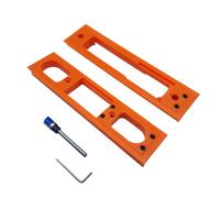Kit de gabarit pour charnières de porte, antidérapant, léger, portable, à | Kit réglable pour montage porte débutant garage portes armoires installation réparation guide bricolage
