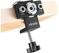 Kit de gabarit pour chevilles Gabarit de perçage à centrage automatique pour chevilles 3 forets Menuiserie