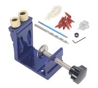 Kit de gabarit pour trous à cheville, ensemble de système de gabarit pour trous à cheville, guides ajustables pour menuiserie avec outil d’angle de joint pour réaliser des joints