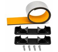 Kit de gâche pour fenêtres de toit VELUX GGU GPU, gris, comprenant 2 plaques et accessoires