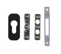 Kit de gâches U centrale et haut et bas pour serrures 3 points 7717 - 24 mm GNS