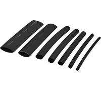 Kit de gaines thermorétractables Alltrade, 25 pièces, noir, 1 pièce