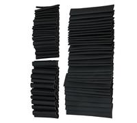 Kit De Gaines Thermorétractables, Gaines Thermorétractables | 127X Bornes De Gaines Thermorétractables Industrielles Électriques | 7 Tailles, Assortiment De Tubes D'enveloppe De Manchon De Câble Élect