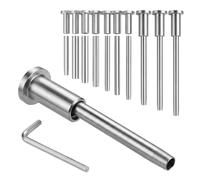 Kit de Garde-Corps à Câble Invisible 1/8 Pouce, Récepteur Caché et Embout Fileté à Sertir en Acier Inox T316, Tendeur de Câble Qualité Marine pour Poteaux Bois/Métal 2"x2" 4"x4" (10, Blanc)