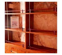 Kit de garde-corps en aluminium - Lot de 20 pour porte-revues, vitrines de vente au détail, armoires - Rail de protection durable avec vis pour décoration de maison et d'entreprise